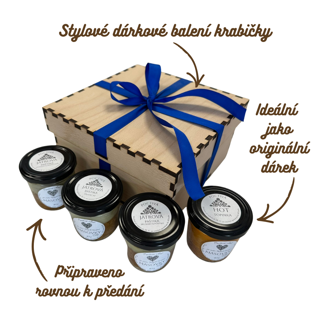 Paštiková krabička pro muže – originální dárek k narozeninám